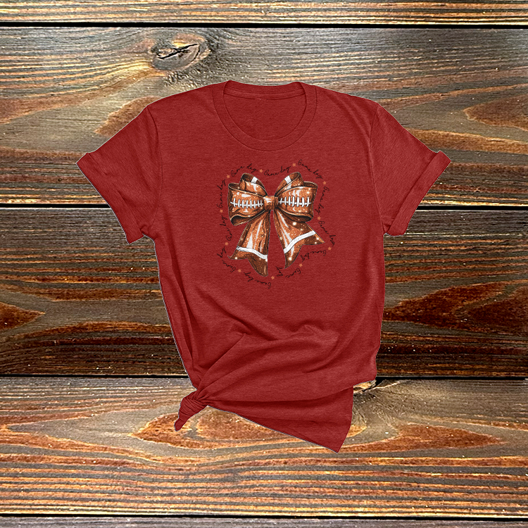 Football Ribbon Game Day Tee