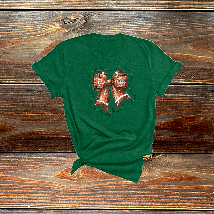 Football Ribbon Game Day Tee