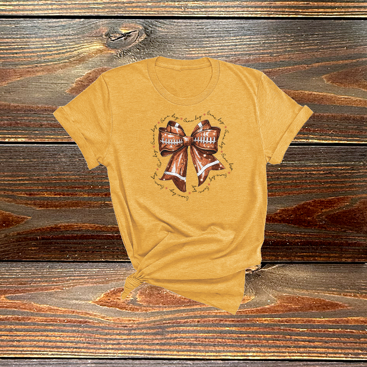 Football Ribbon Game Day Tee
