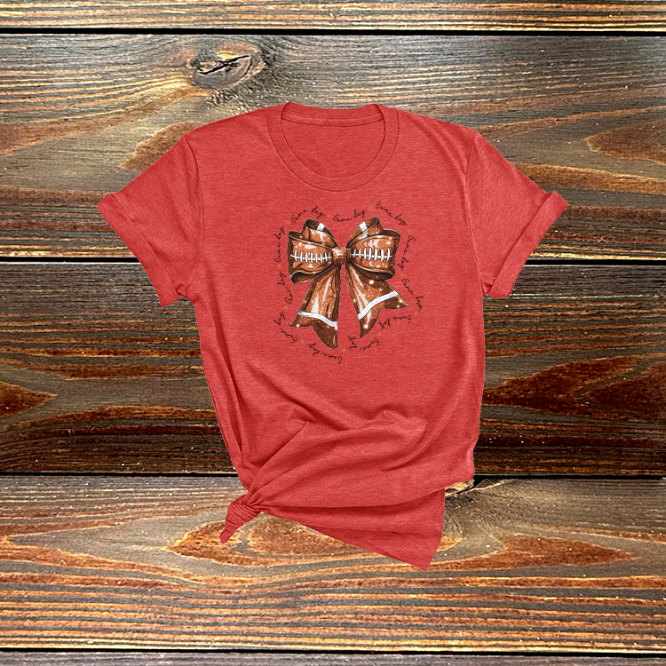 Football Ribbon Game Day Tee