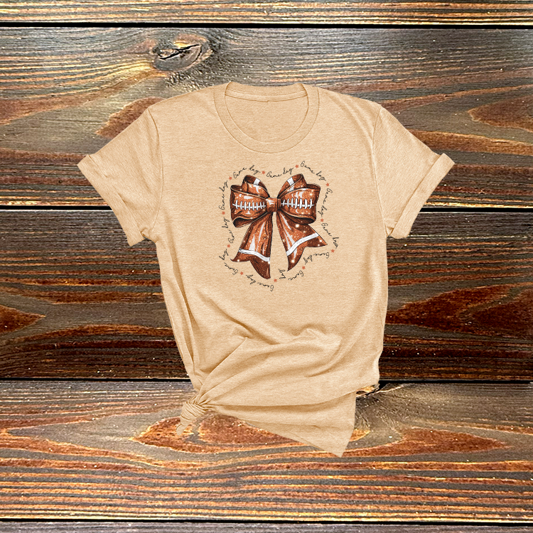 Football Ribbon Game Day Tee