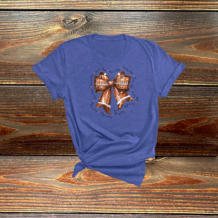 Football Ribbon Game Day Tee
