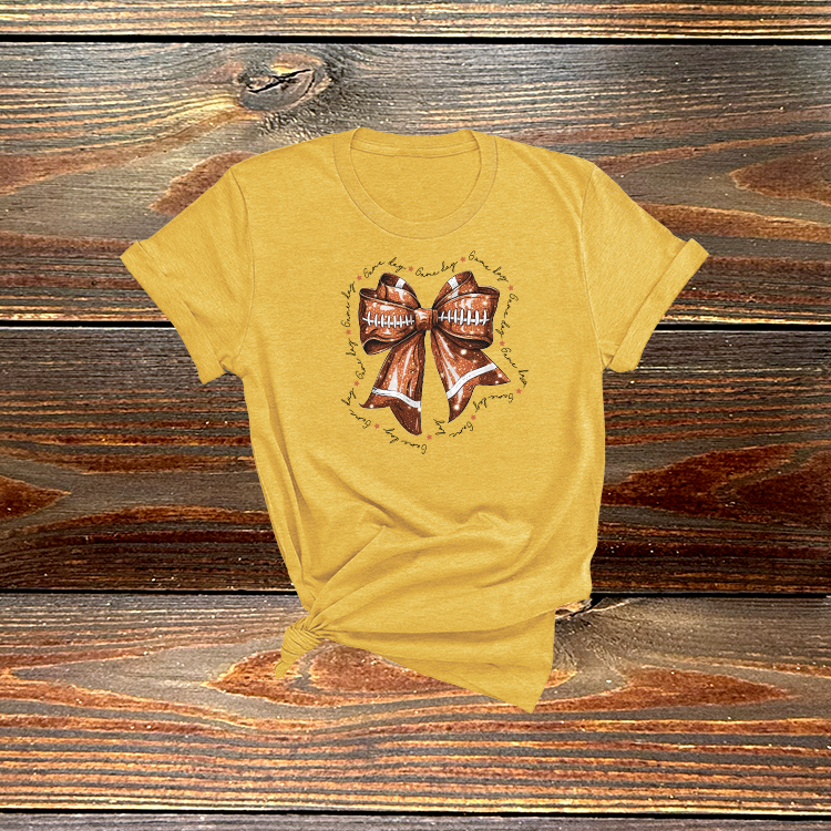 Football Ribbon Game Day Tee