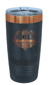 DONG Official 20 oz. Black/Rose Gold Tumbler