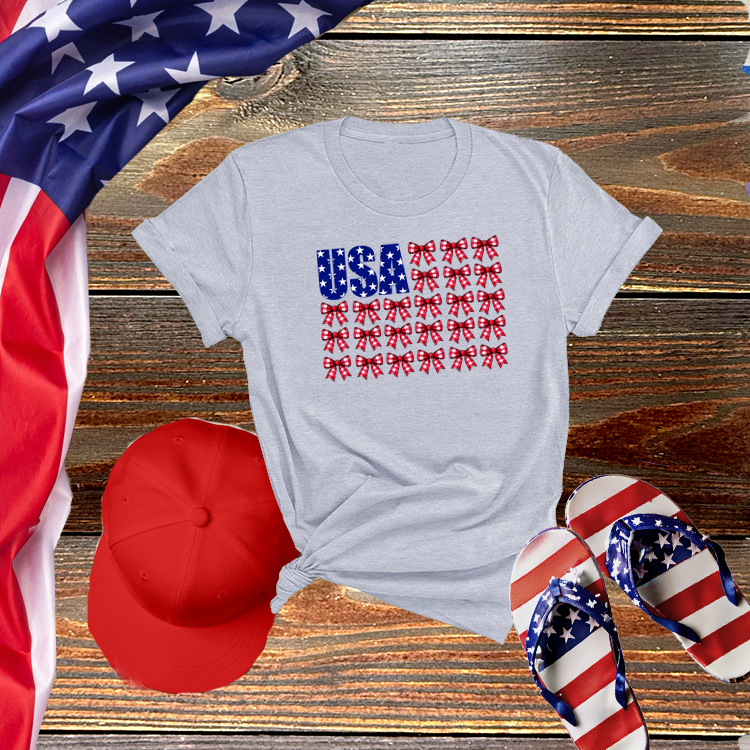 USA Flag of Patriotic Ribbons