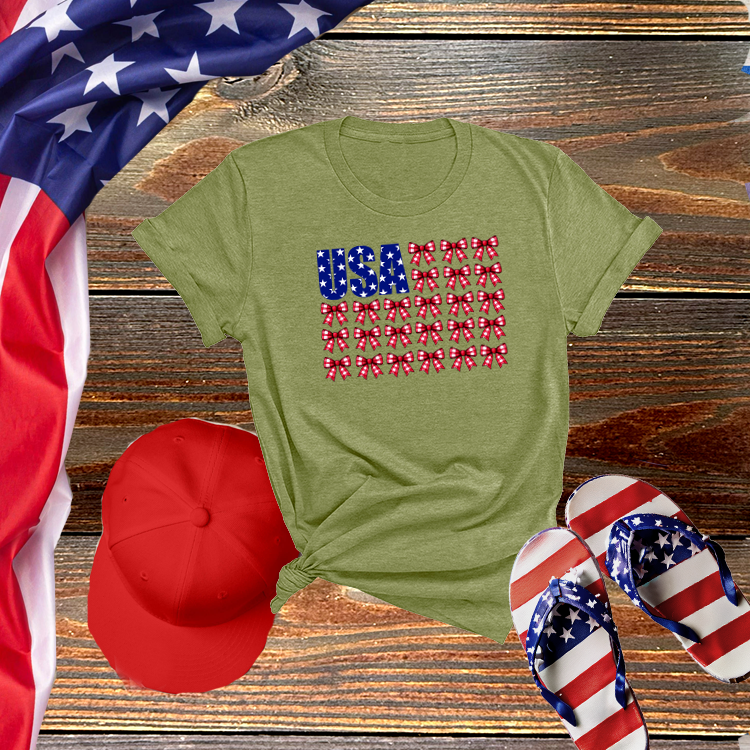 USA Flag of Patriotic Ribbons