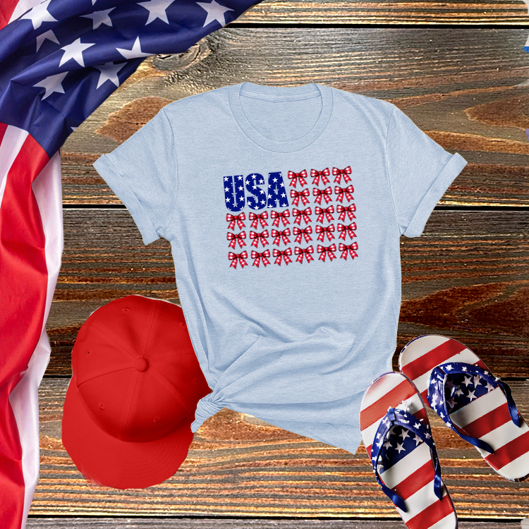 USA Flag of Patriotic Ribbons