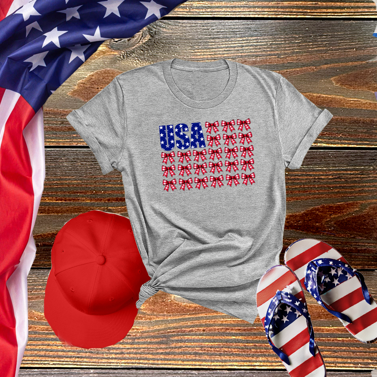 USA Flag of Patriotic Ribbons