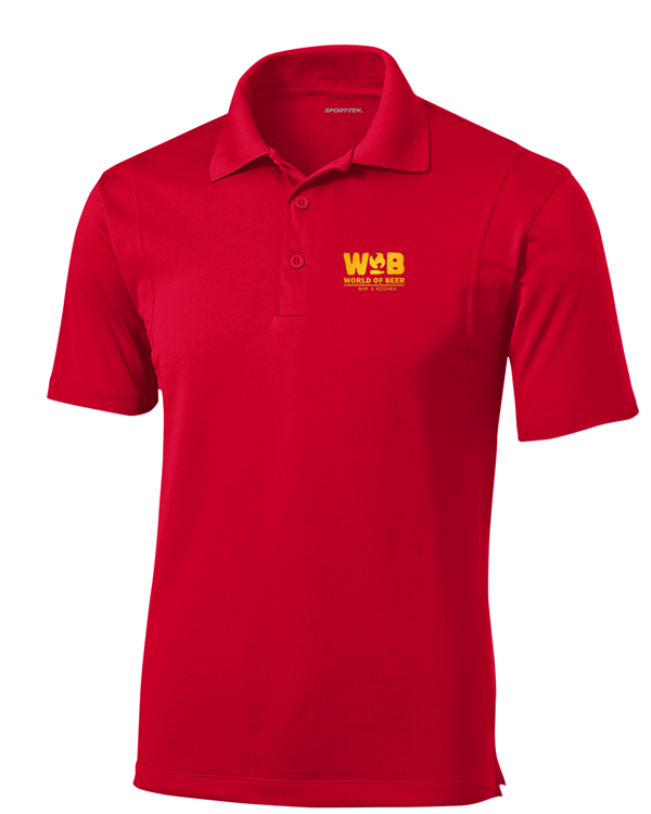 World of Beer Micropique Sport-Wick® Polo