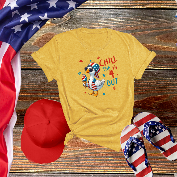 Chill the Fourth Out Duck Tee