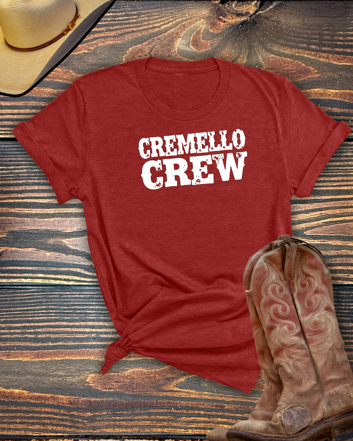 Cremello Crew Tshirt - Equine Devine