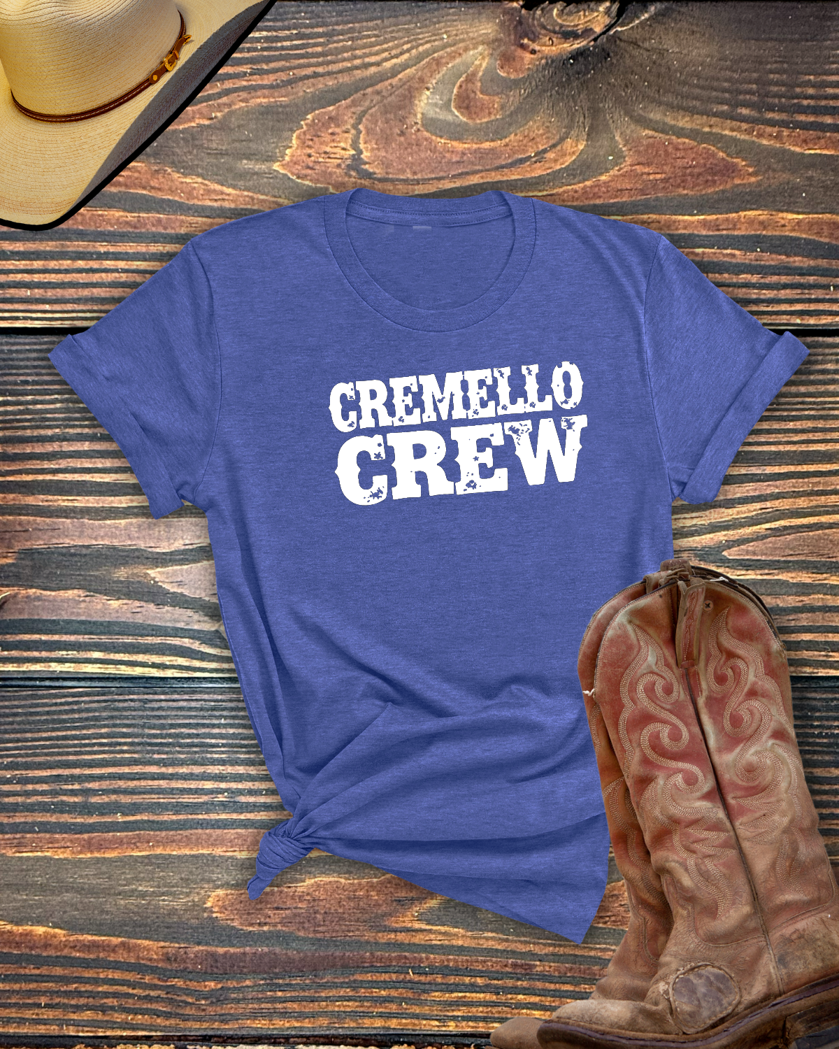 Cremello Crew Tshirt - Equine Devine