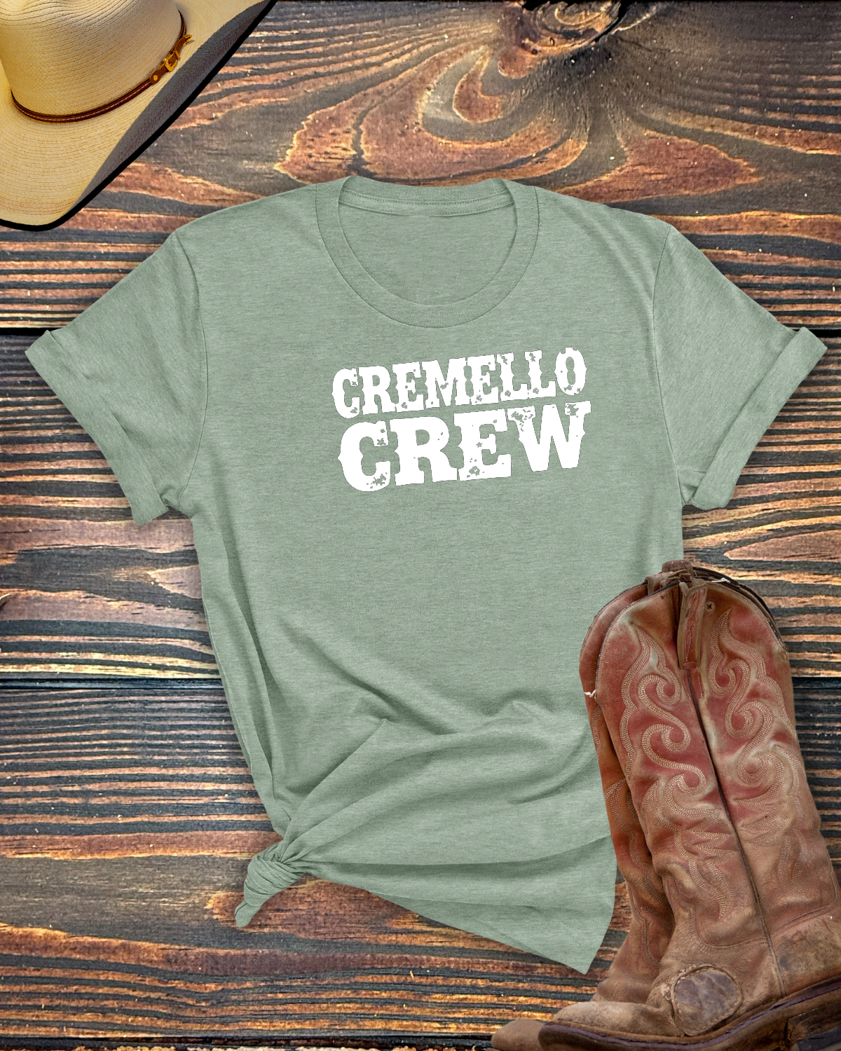 Cremello Crew Tshirt - Equine Devine