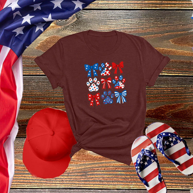 Paws & Bows Patriotic Tee
