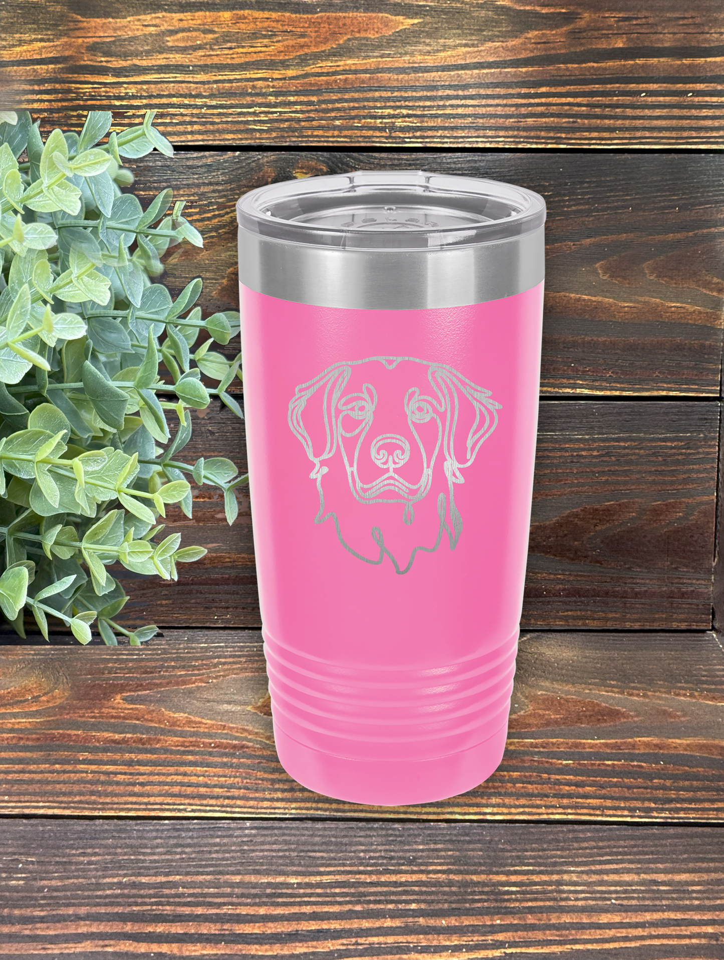 Golden Retriever 20 oz. Custom Stainless Steel Polar Camel Travel Mug