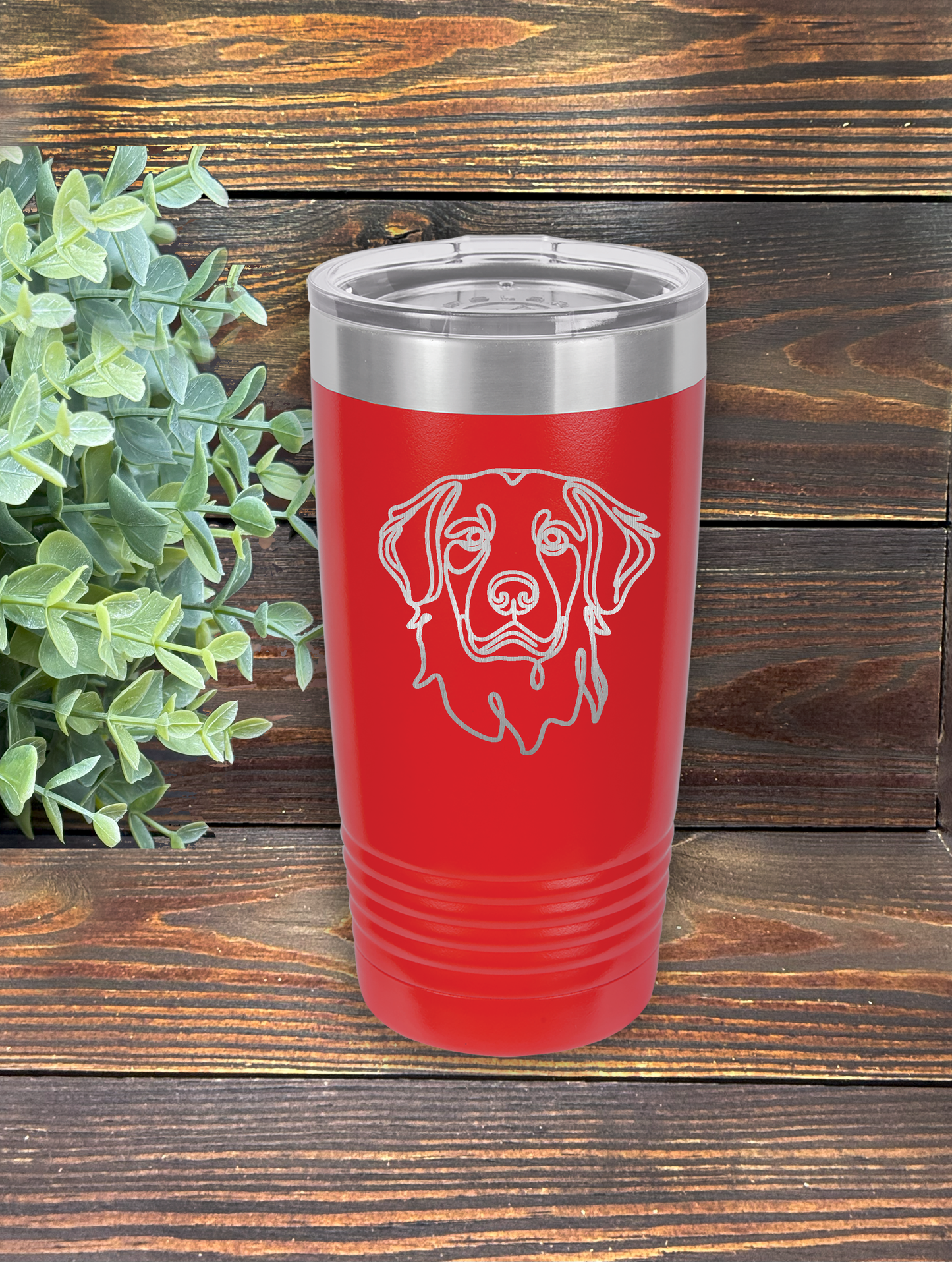 Golden Retriever 20 oz. Custom Stainless Steel Polar Camel Travel Mug