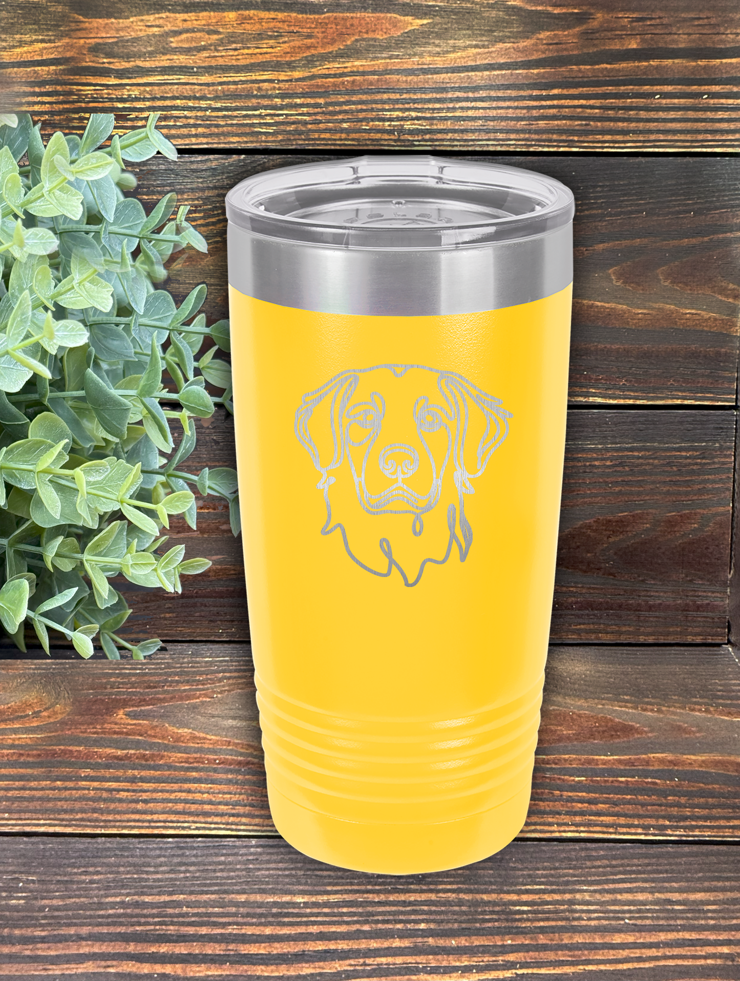 Golden Retriever 20 oz. Custom Stainless Steel Polar Camel Travel Mug