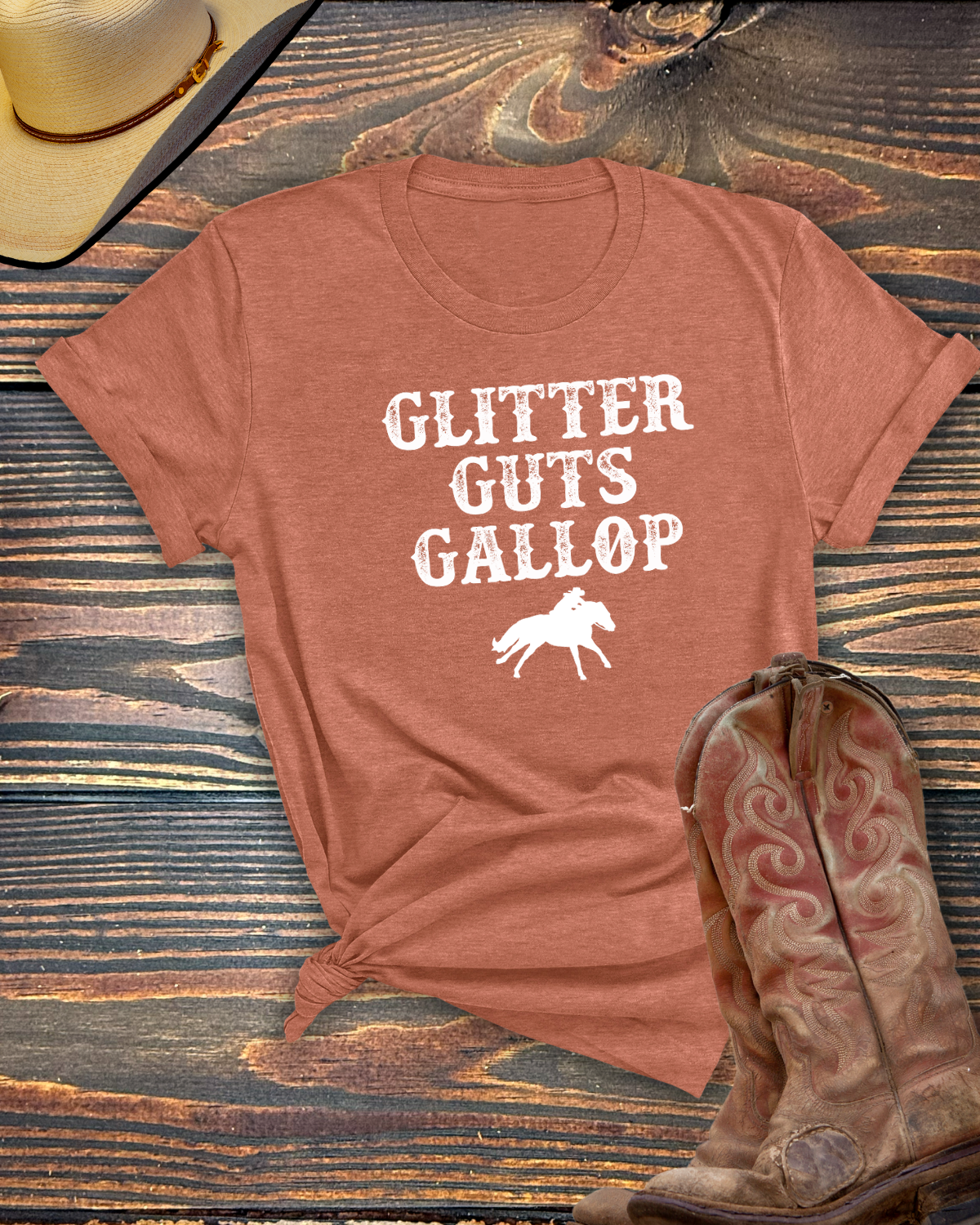 Glitter Guts Gallop Tshirt
