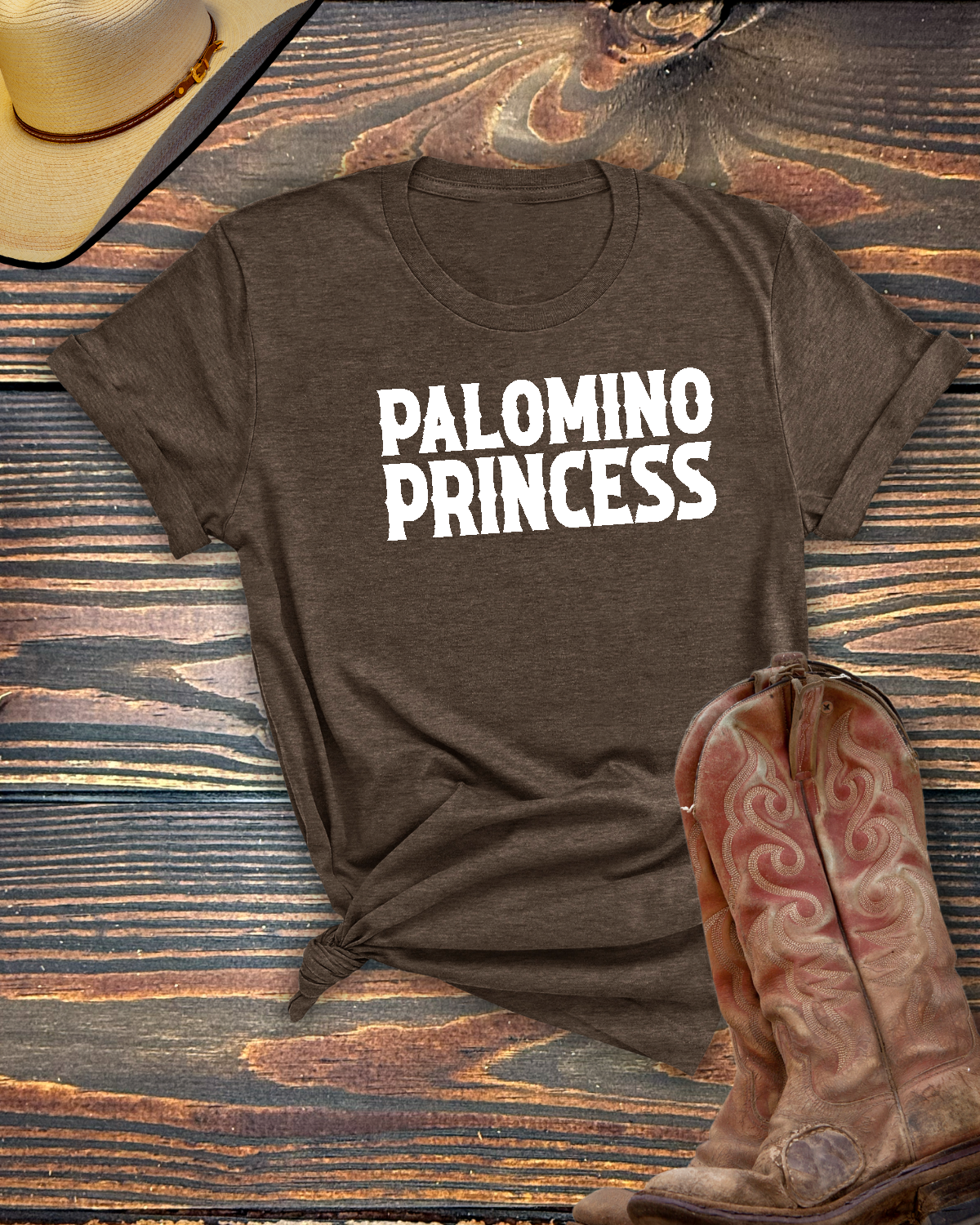 Palomino Princess Tshirt - Equine Devine