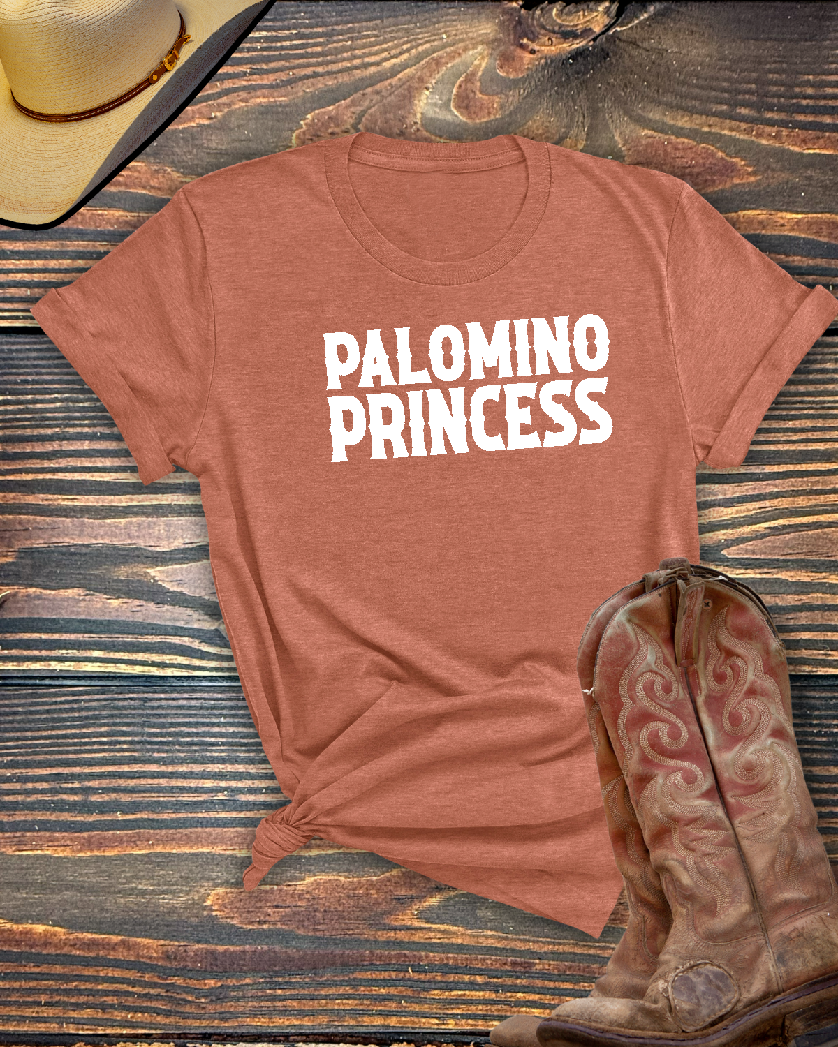 Palomino Princess Tshirt - Equine Devine