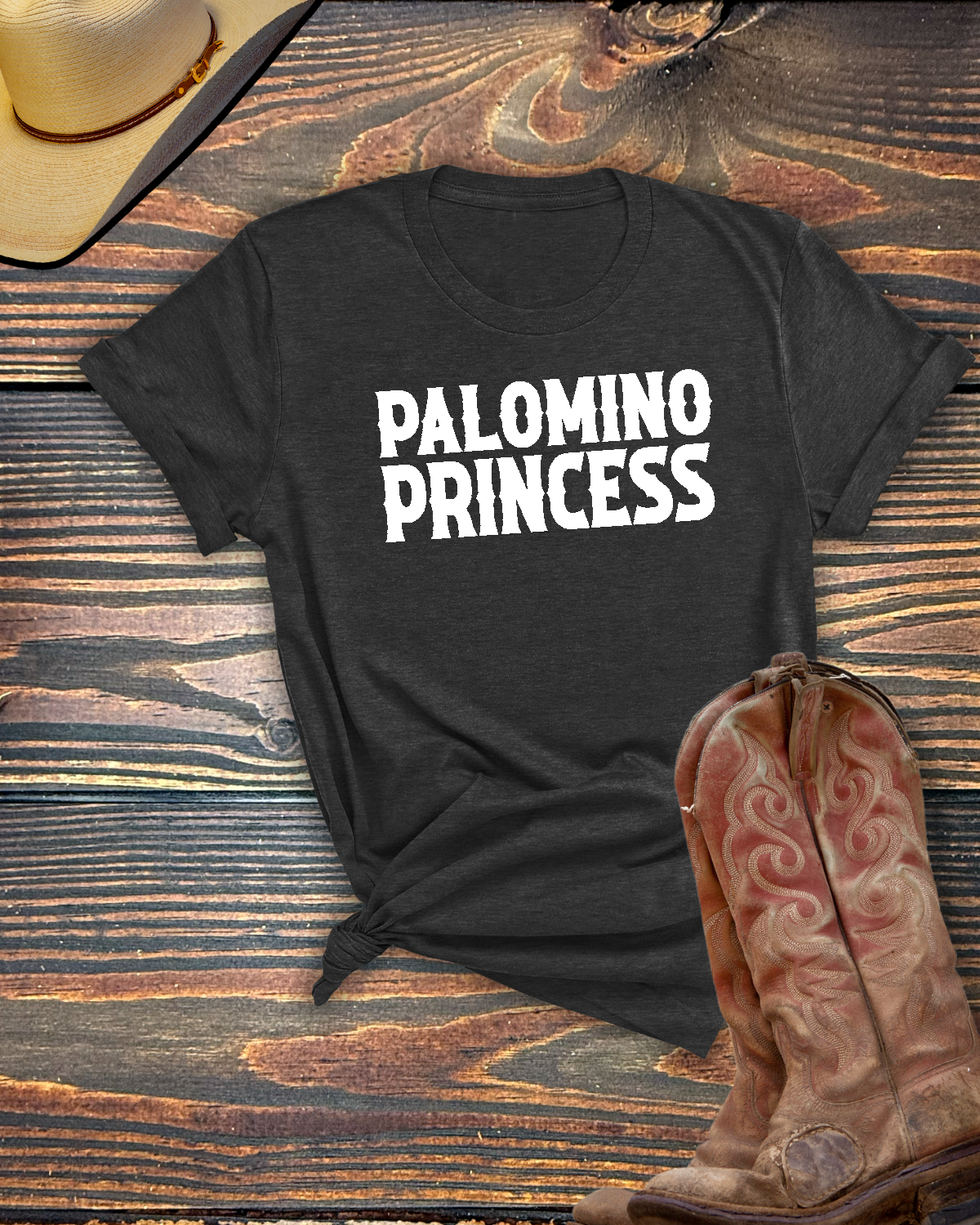Palomino Princess Tshirt - Equine Devine