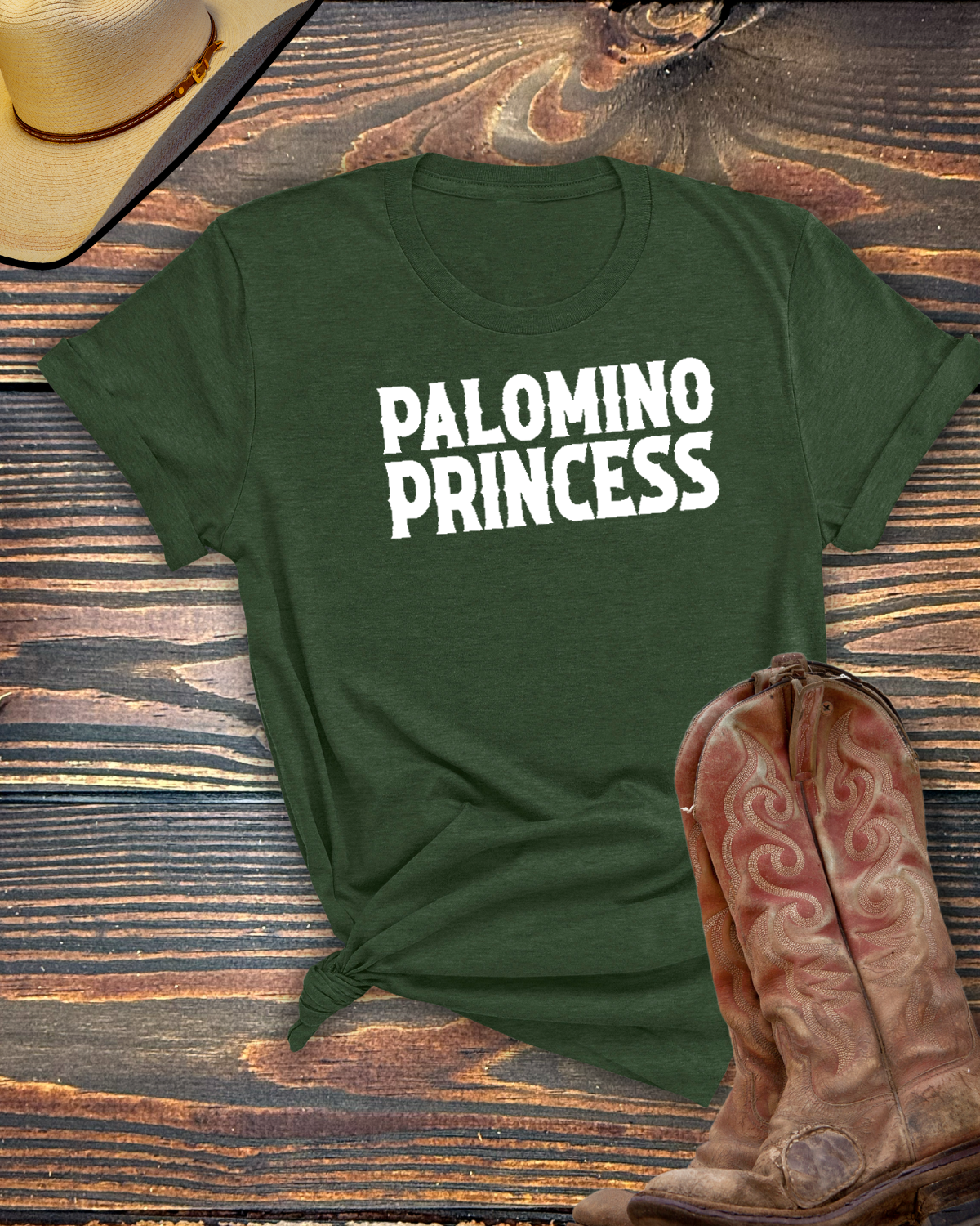 Palomino Princess Tshirt - Equine Devine