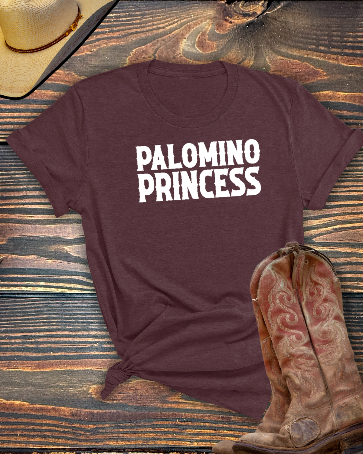 Palomino Princess Tshirt - Equine Devine