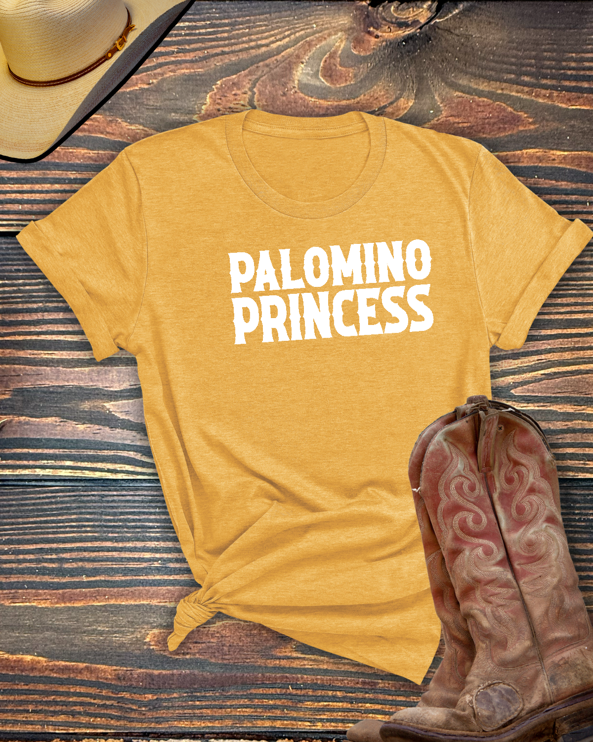 Palomino Princess Tshirt - Equine Devine