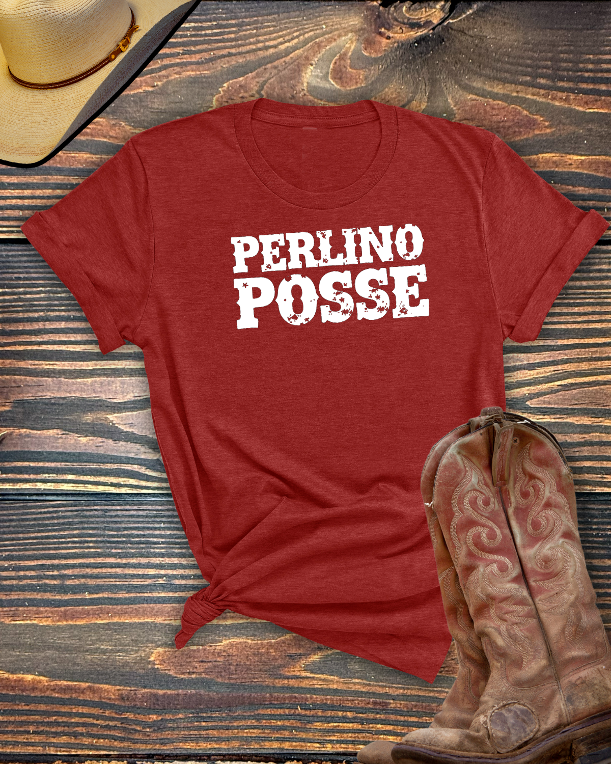 Perlino Posse Tshirt - Equine Devine
