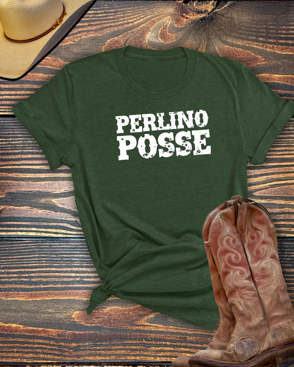 Perlino Posse Tshirt - Equine Devine