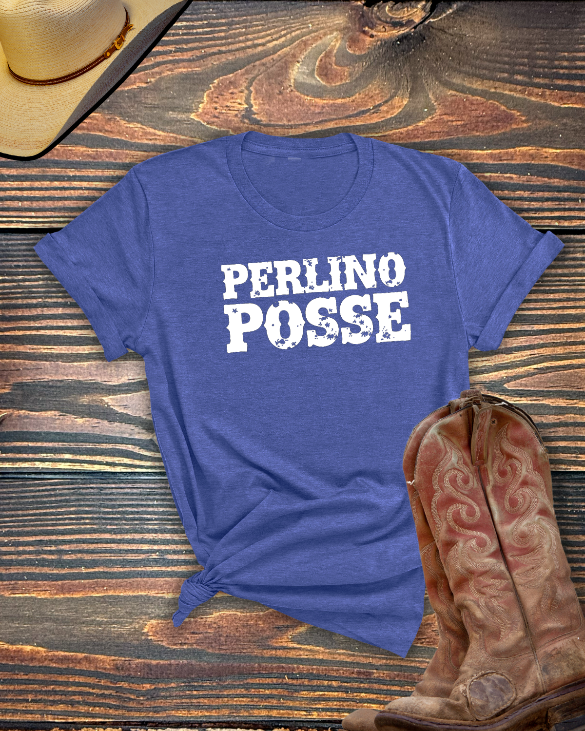 Perlino Posse Tshirt - Equine Devine