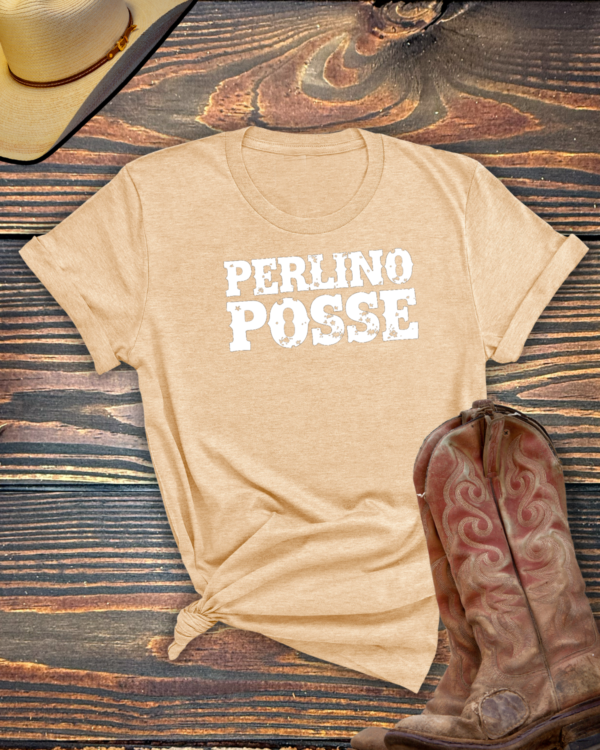 Perlino Posse Tshirt - Equine Devine