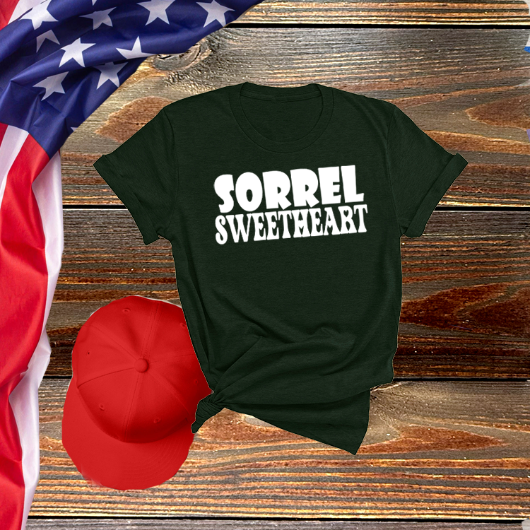 Sorrel Sweetheart Tshirt - Equine Devine