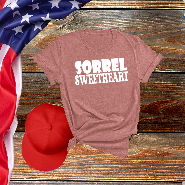 Sorrel Sweetheart Tshirt - Equine Devine