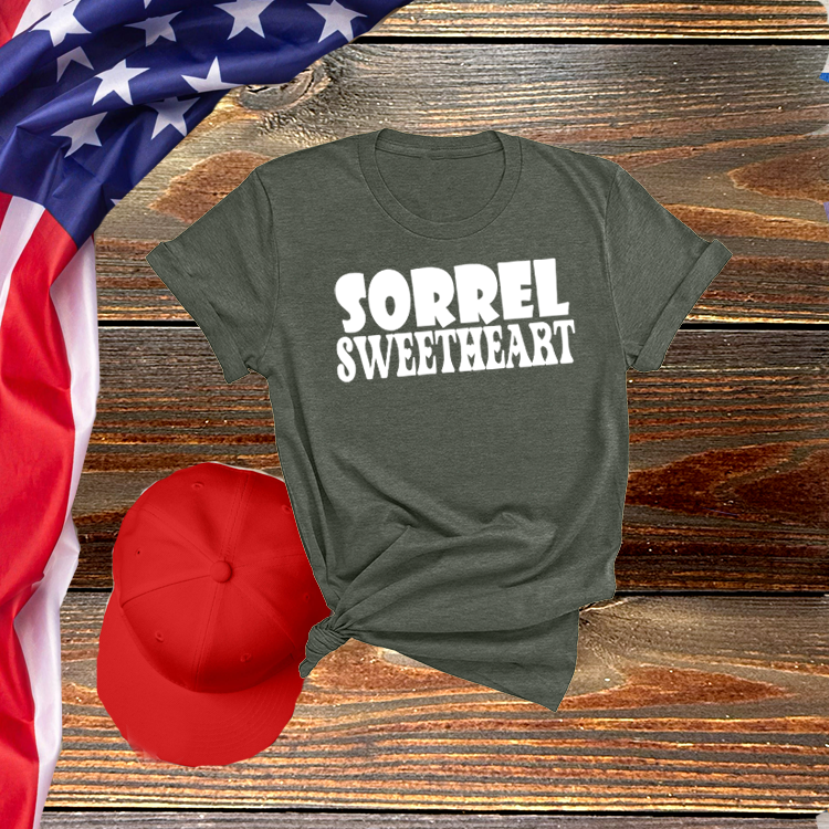 Sorrel Sweetheart Tshirt - Equine Devine