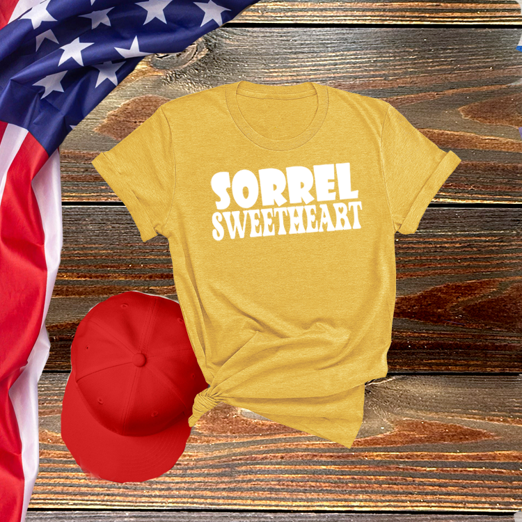 Sorrel Sweetheart Tshirt - Equine Devine