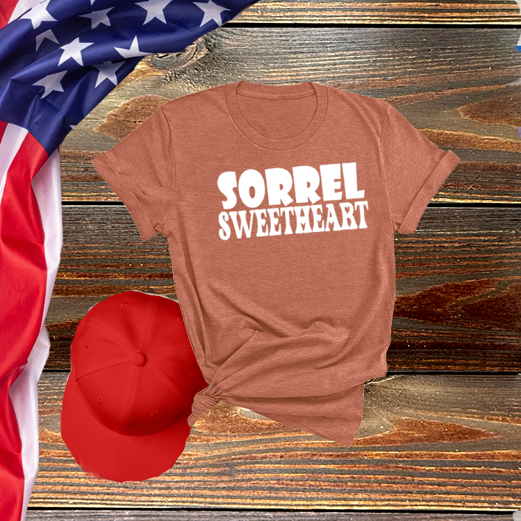 Sorrel Sweetheart Tshirt - Equine Devine