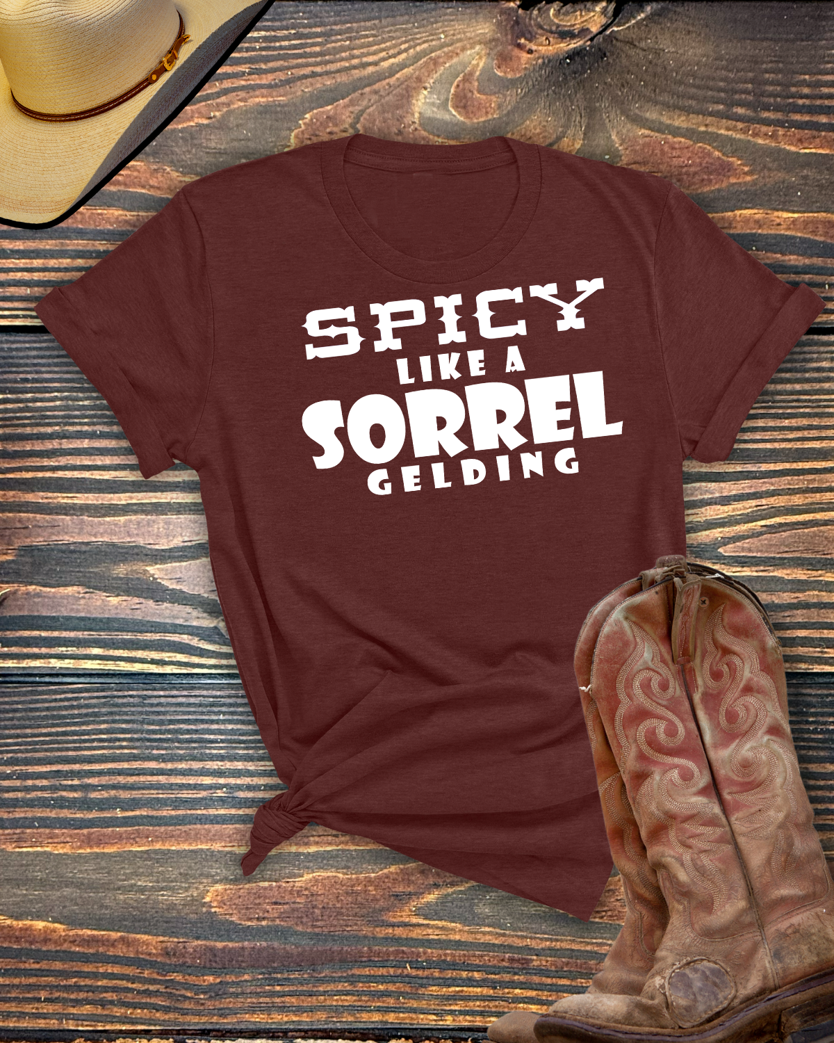 Spicy Like a Sorrel Gelding