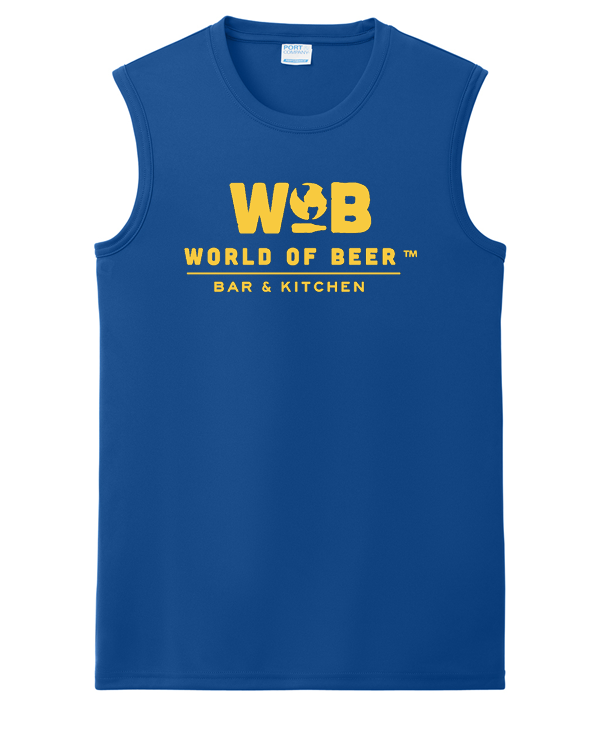 World of Beer Performance Sleeveless Tee