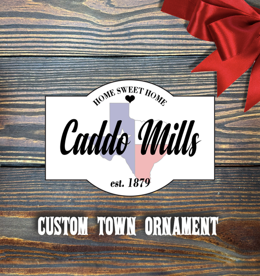 Town Holiday Ornament