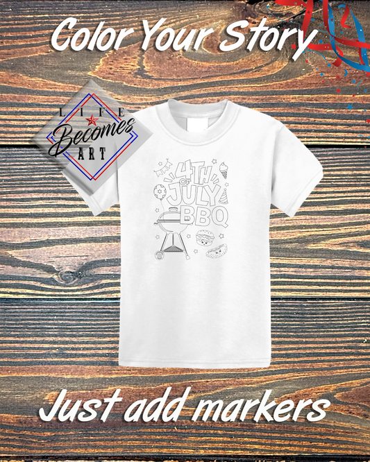 Color Your Story - Children's Shirts