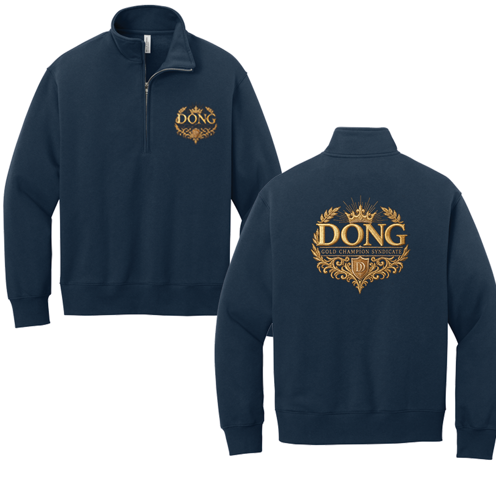 DONG Official Bella Canvas 1/2 Zip Sweatshirt