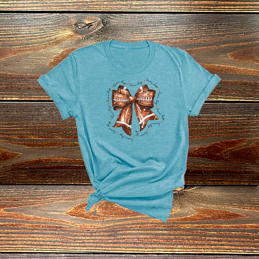 Football Ribbon Game Day Tee