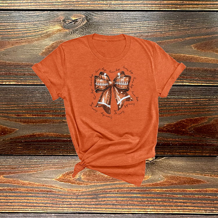 Football Ribbon Game Day Tee