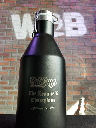 Custom 64 oz. Stainless Steel Growler