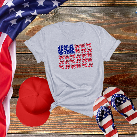 USA Flag of Patriotic Ribbons