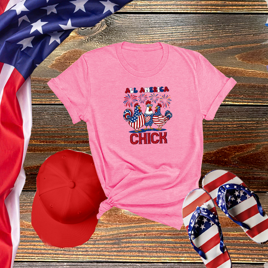 All America Chick Tee