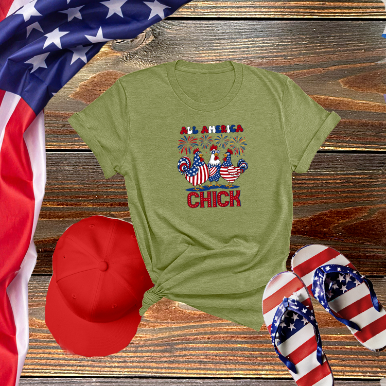 All America Chick Tee