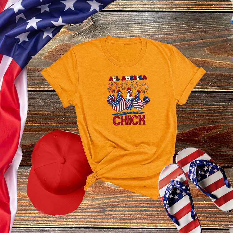 All America Chick Tee