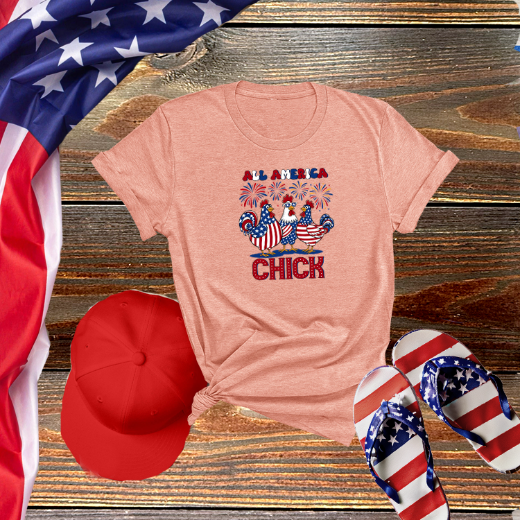 All America Chick Tee